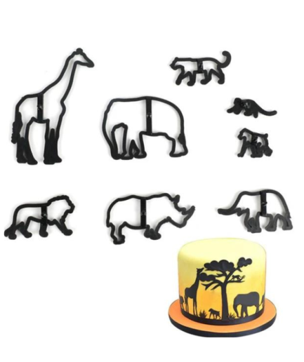 Emporte-pièce en plastique en forme d'animaux