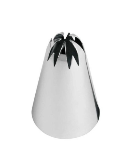 Douille Pâtisserie Inox Fleur 10 dents N° 2F