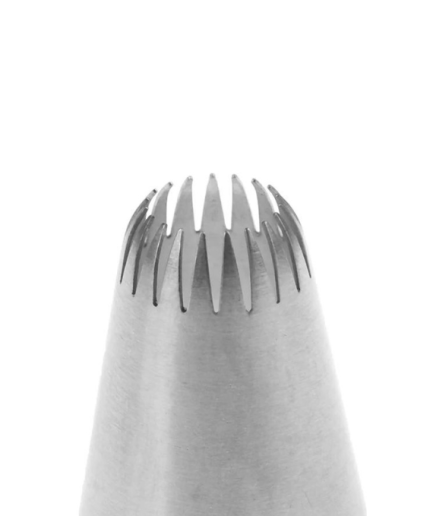 Douille Pâtisserie Inox Fleur 18 dents N° D66