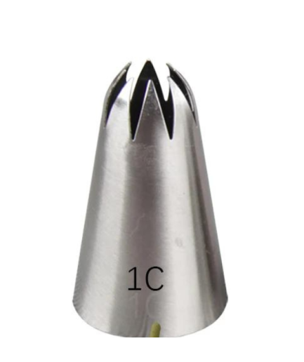 Douille Pâtisserie Inox Fleur 8 dents N° 1C