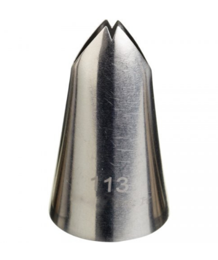 Douille Pâtisserie Inox Grande Feuille N° 113