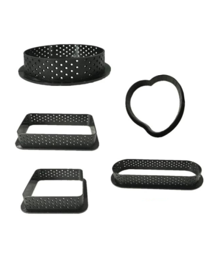 Moules à gâteau perforé, 10/8/6/4 pièces